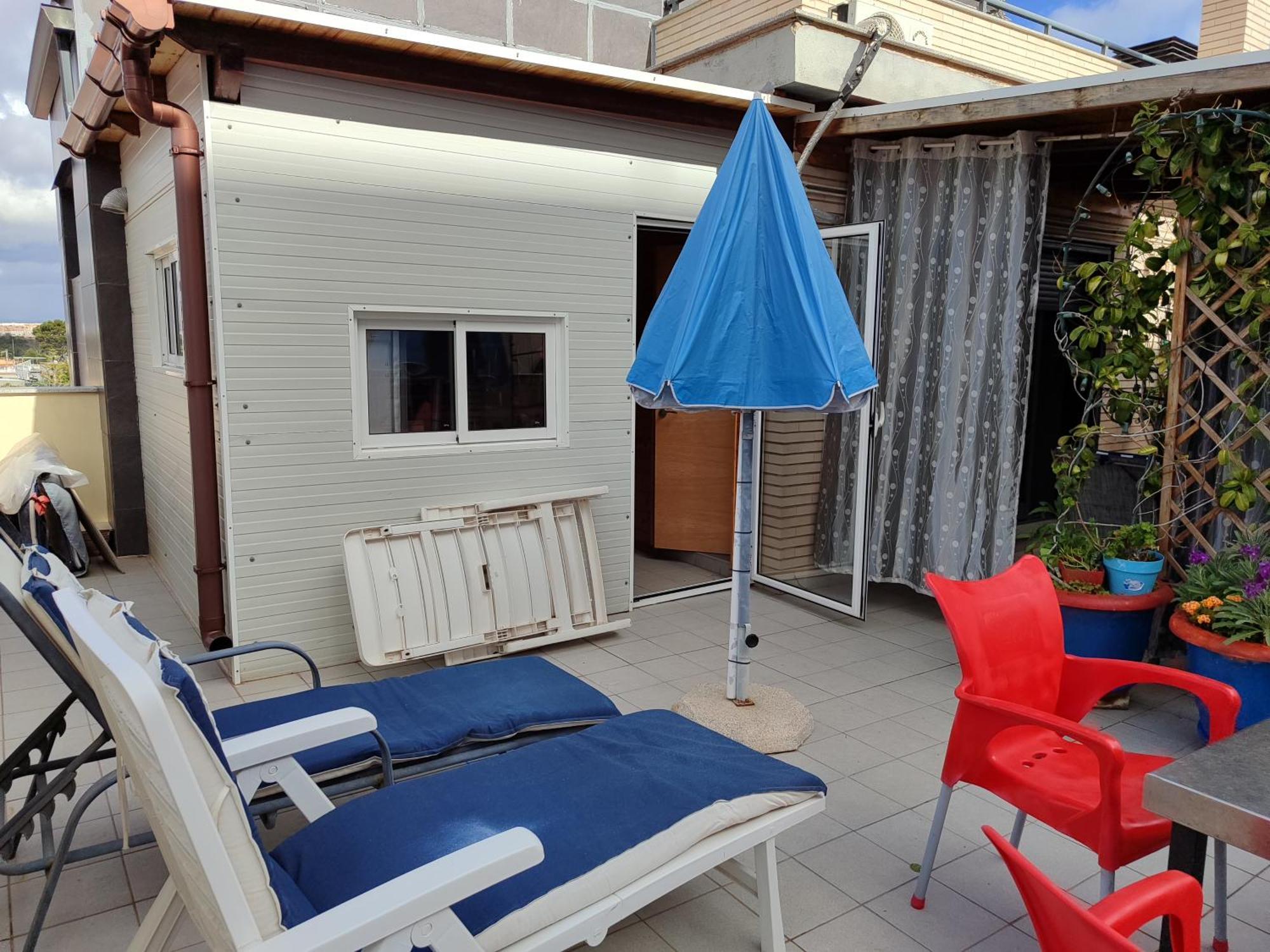 Habitacion Familiar En Un Atico Con Gran Terraza Y,Cocina ,En La Playa Бурріана Екстер'єр фото
